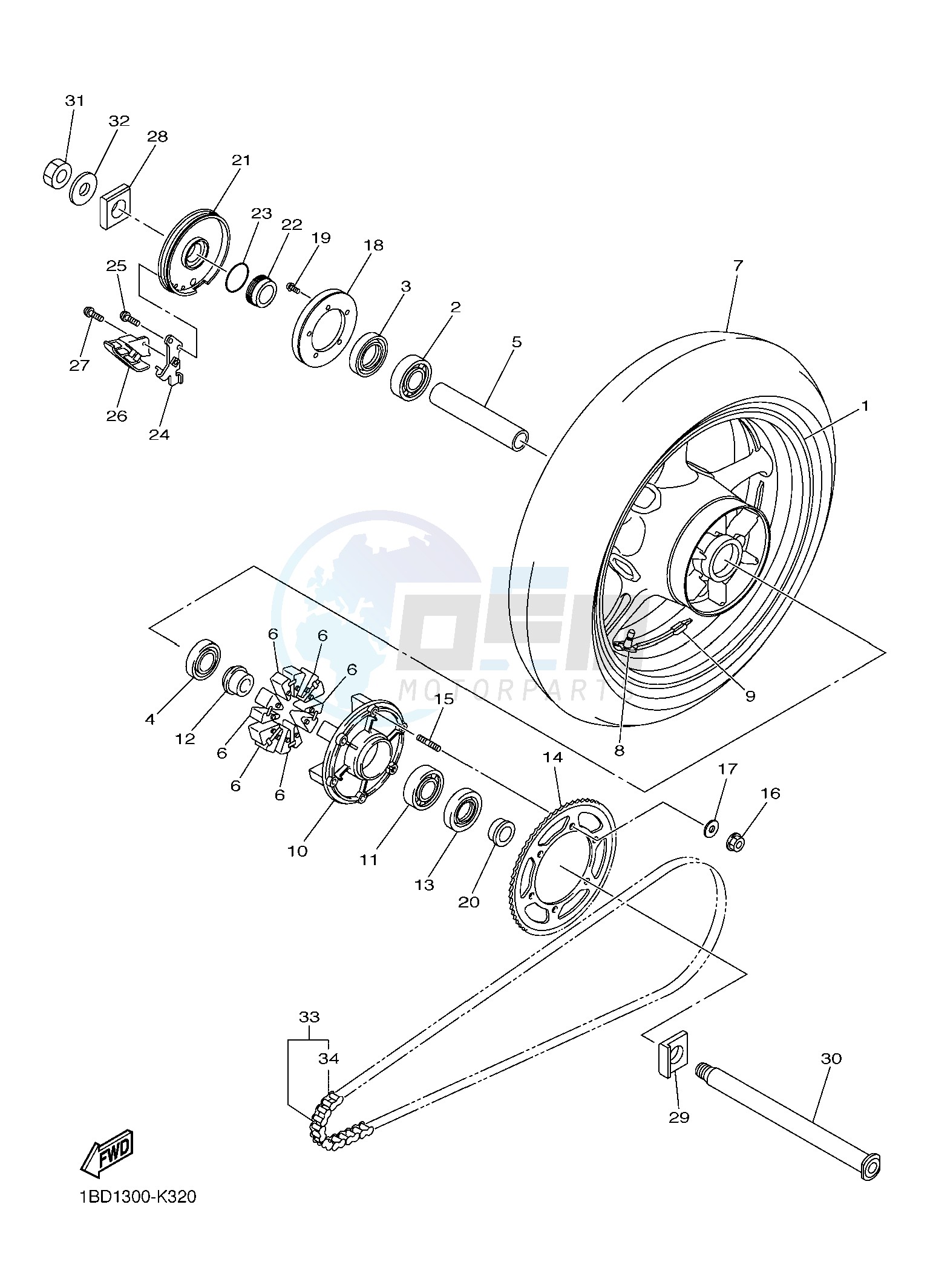 REAR WHEEL image