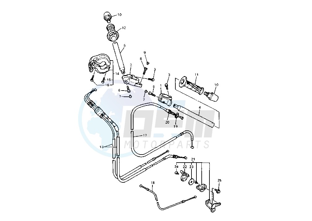 STEERING HANDLE -CABLE blueprint