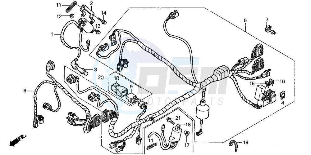 WIRE HARNESS (FRONT) image