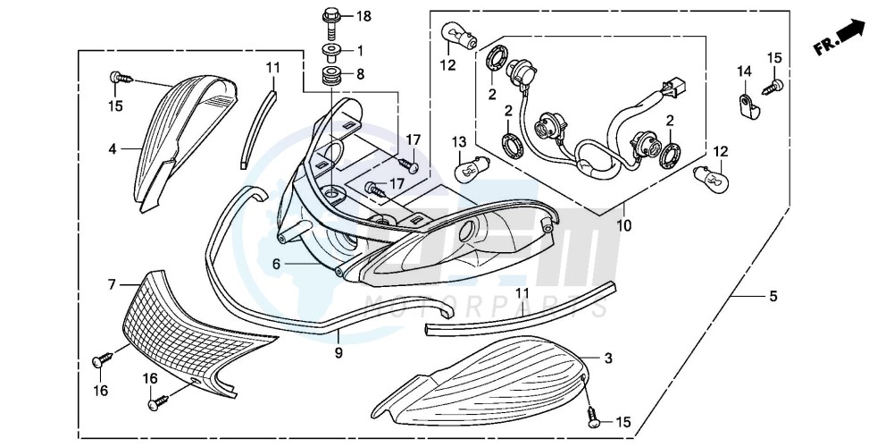 REAR COMBINATION LIGHT image