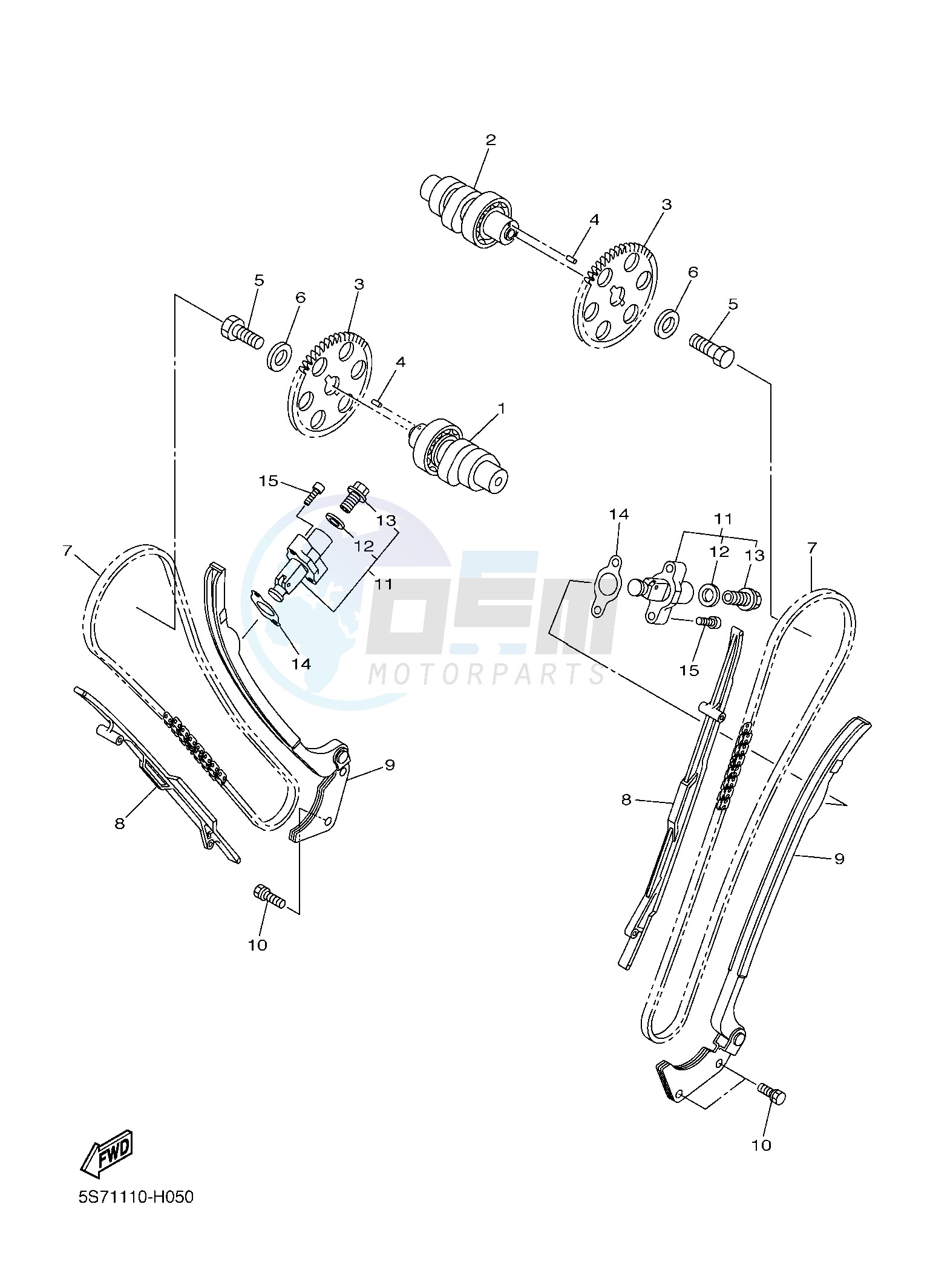 CAMSHAFT & CHAIN blueprint