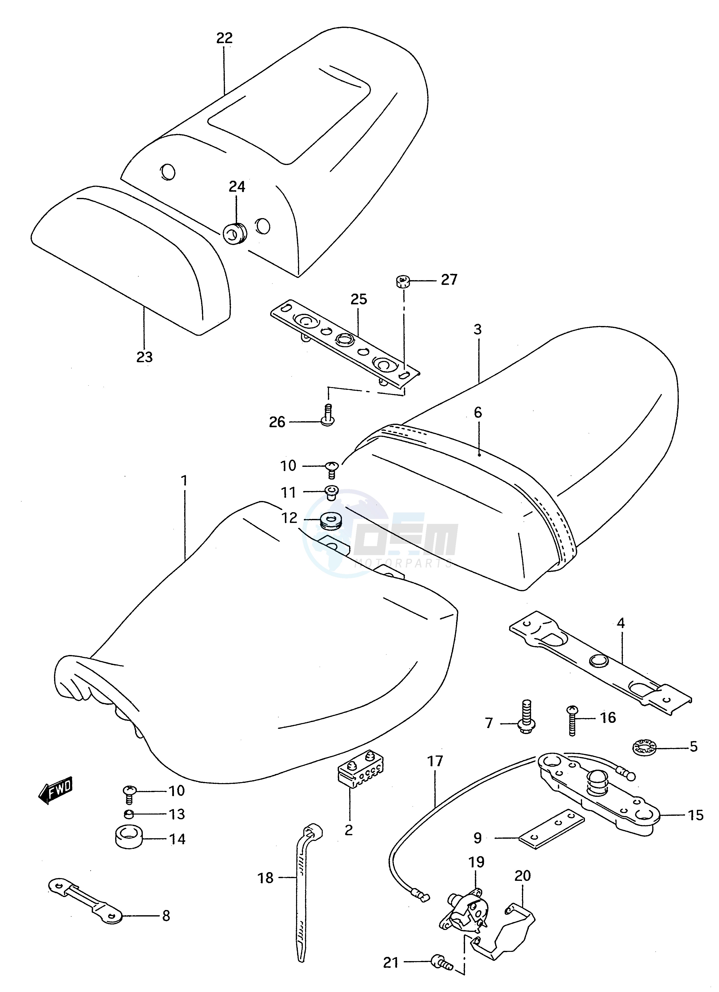 SEAT (MODEL R S) blueprint
