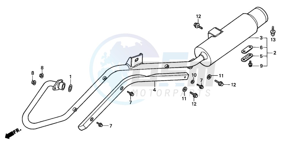 EXHAUST MUFFLER image