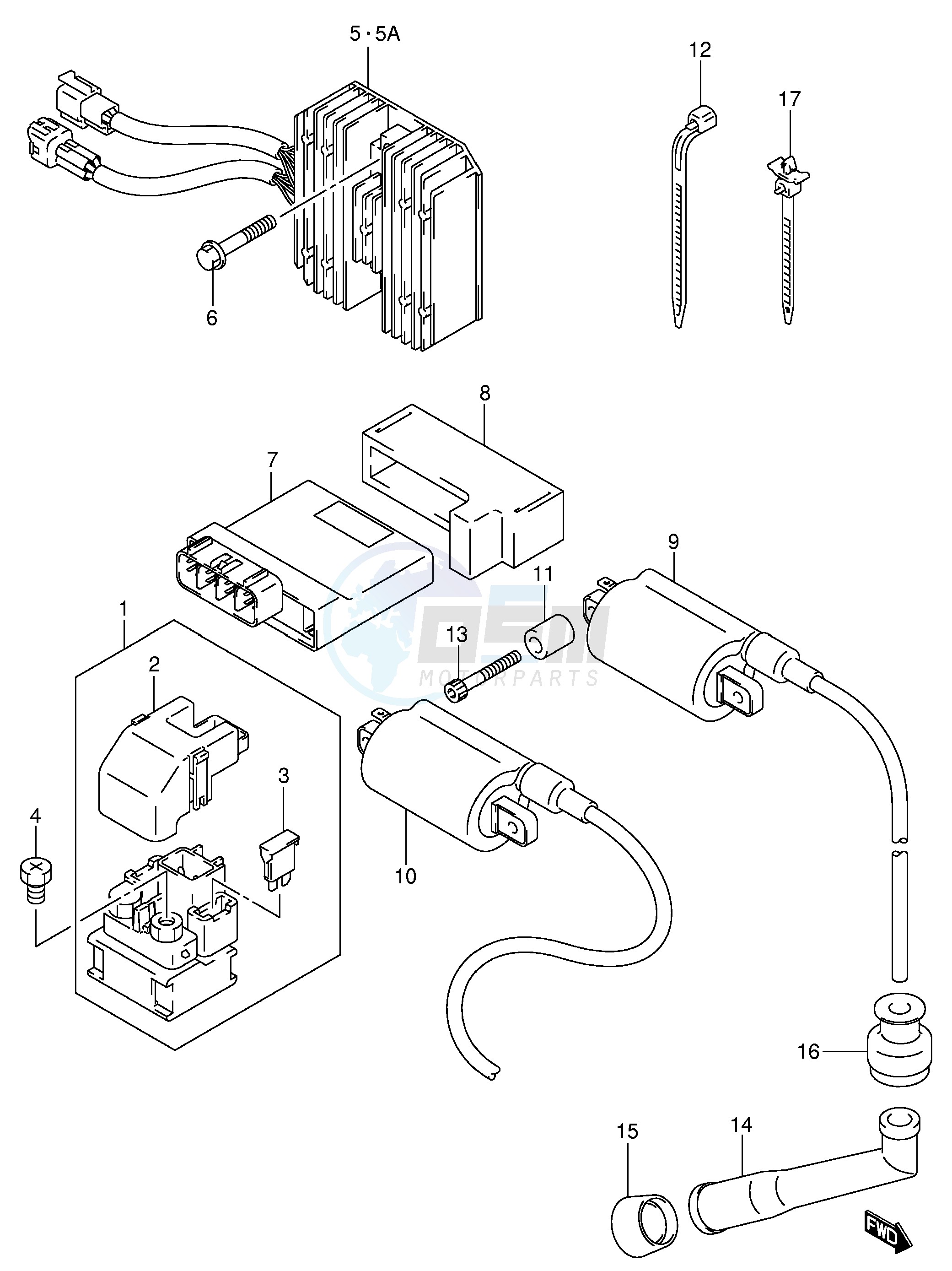 ELECTRICAL (MODEL K1 K2 K3 K4) blueprint
