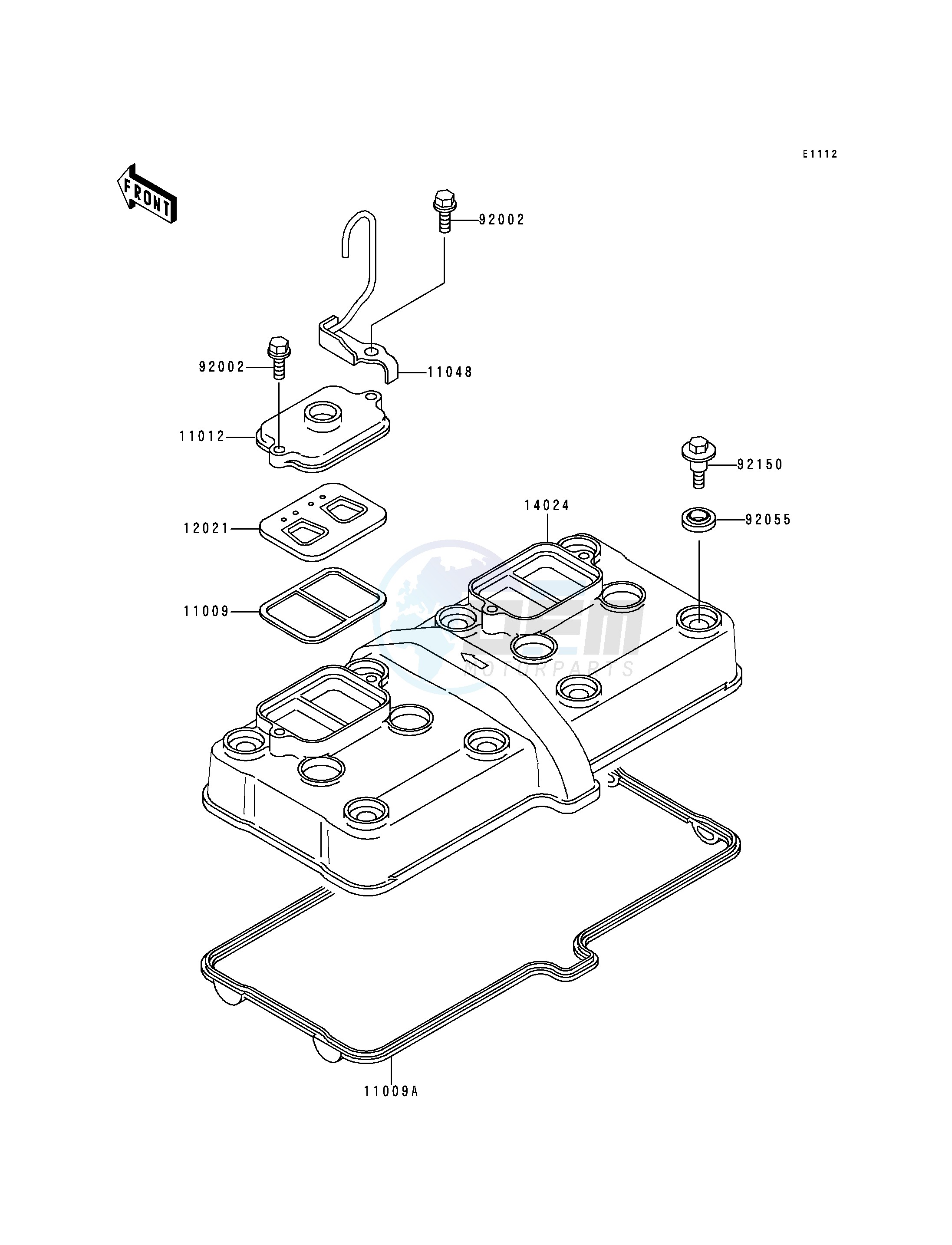 CYLINDER HEAD COVER blueprint