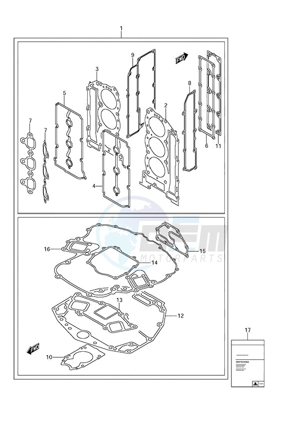 Gasket Set (DF 250S) blueprint