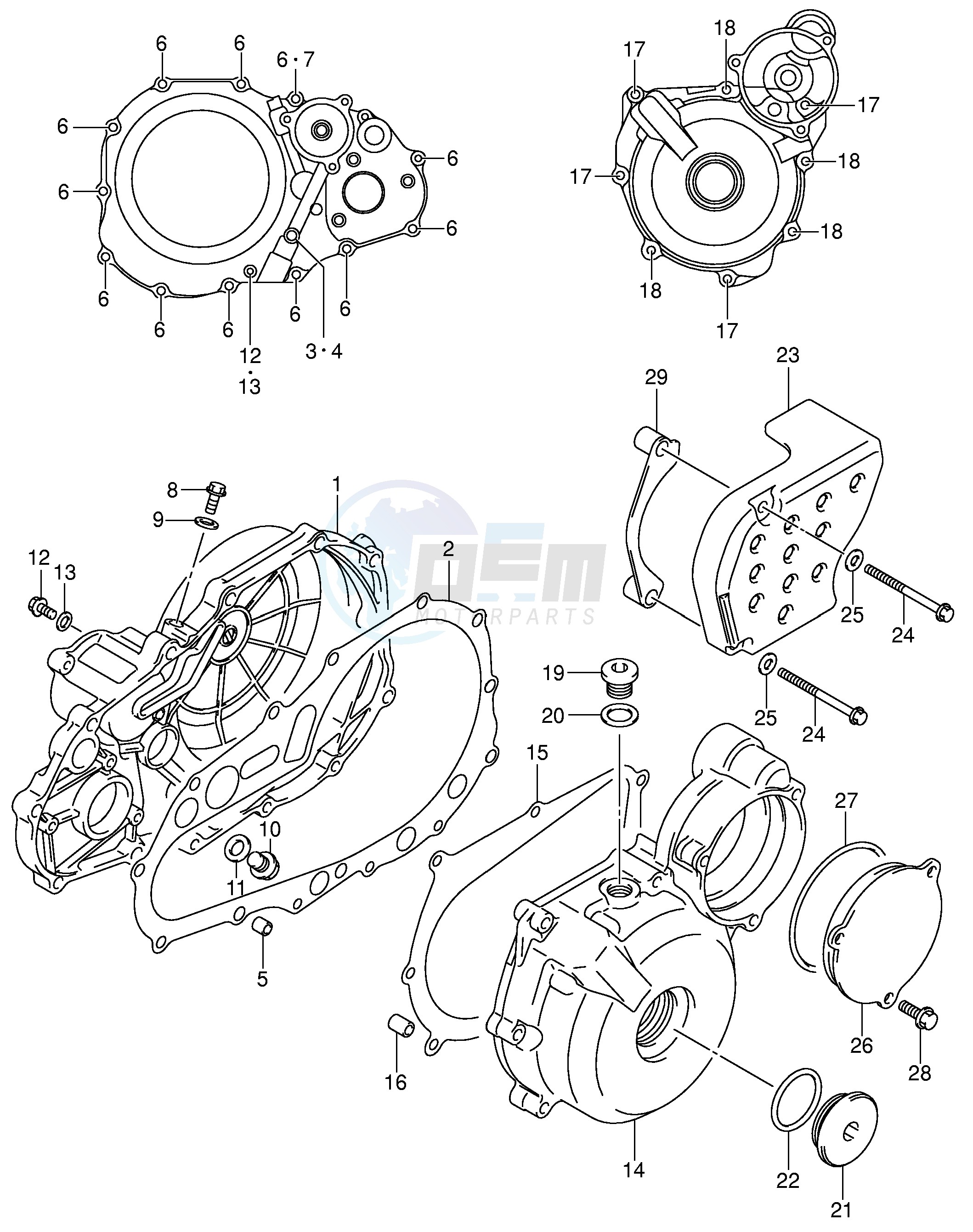 CRANKCASE COVER image