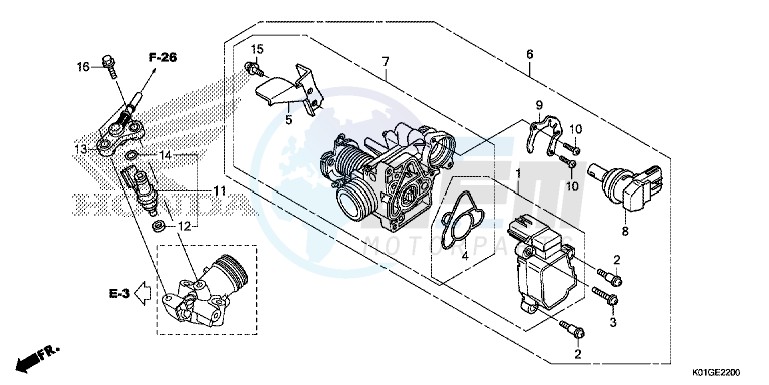 THROTTLE BODY/ FUEL INJECTOR image