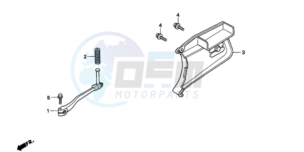 PEDAL/KICK STARTER ARM image