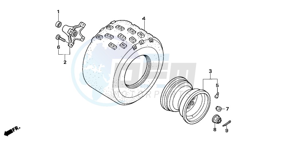 REAR WHEEL blueprint