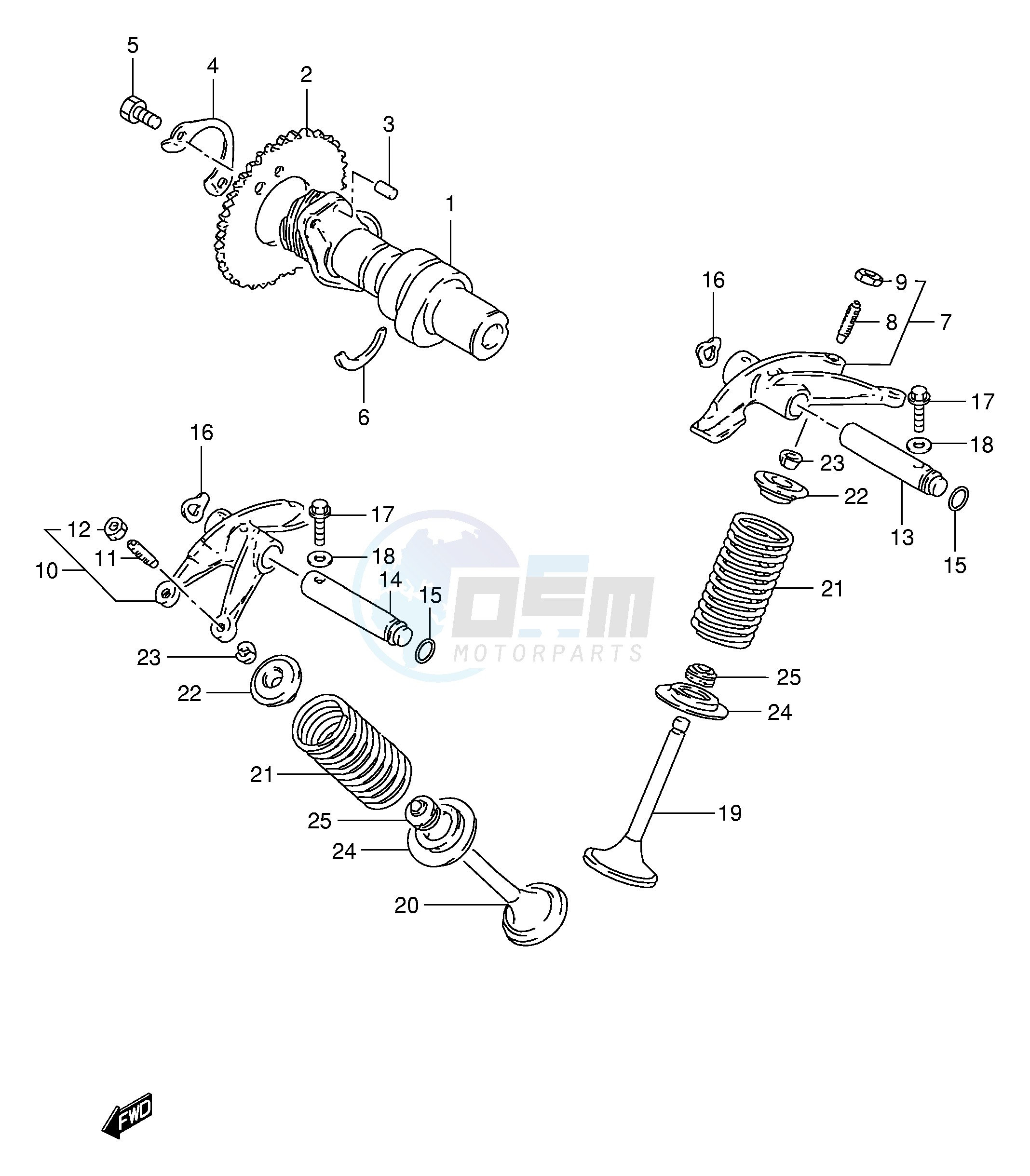 CAM SHAFT - VALVE image