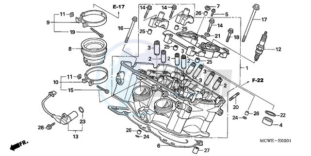 CYLINDER HEAD (REAR) image