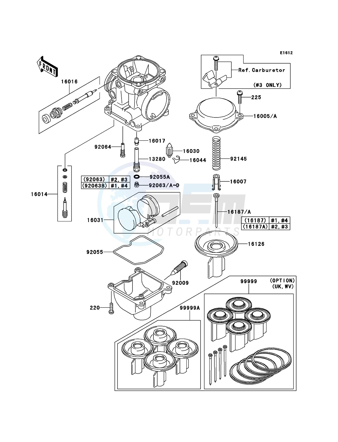 Carburetor Parts blueprint