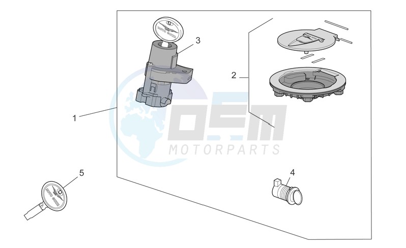 Lock hardware kit blueprint