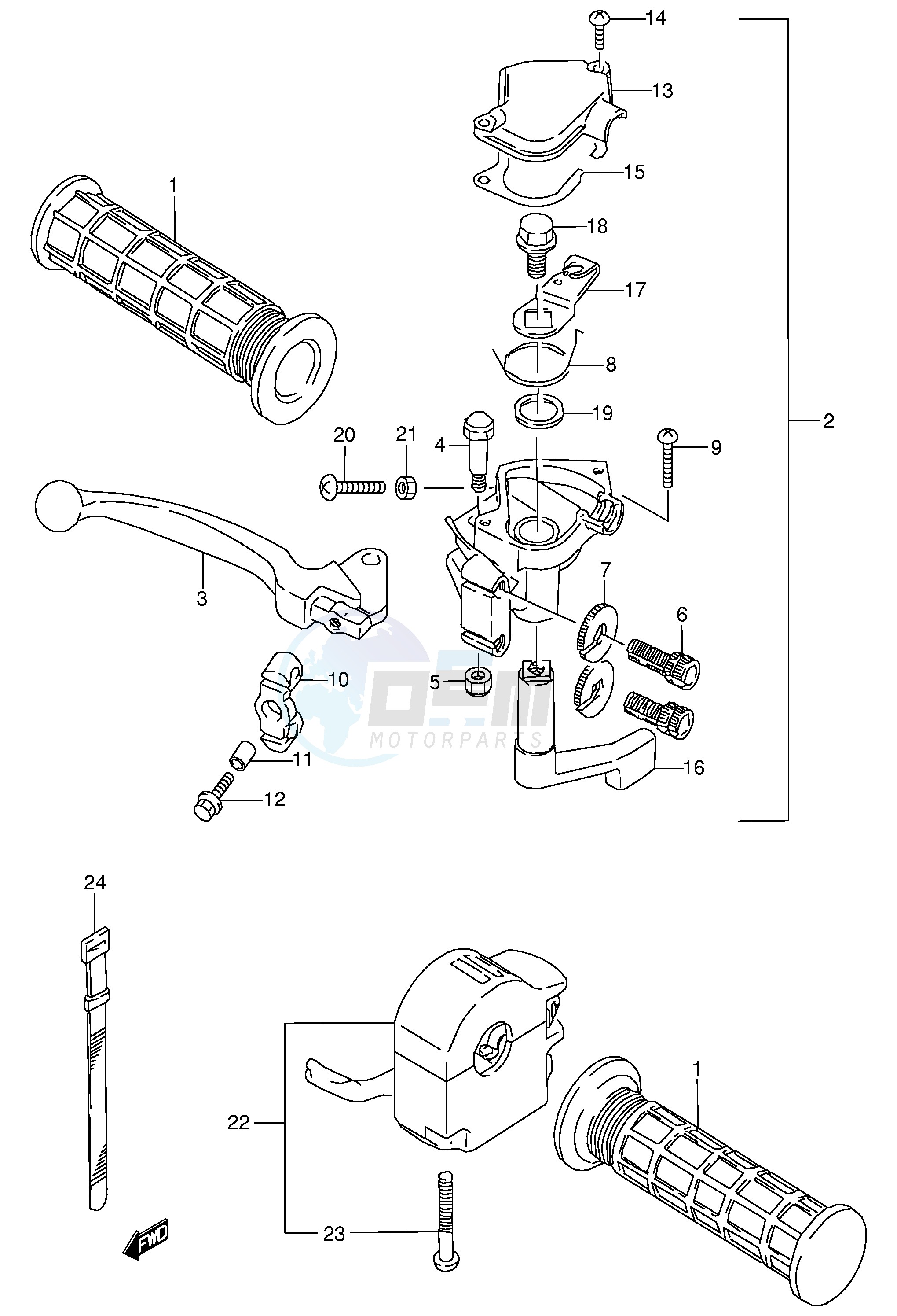 FRONT BRAKE LEVER image