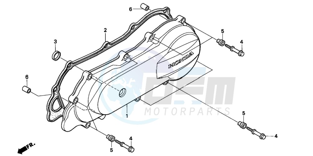 LEFT CRANKCASE COVER image