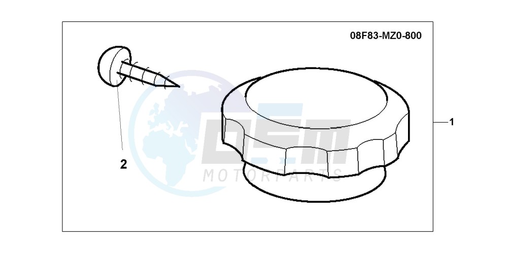 CHRM RADIATOR CAP image