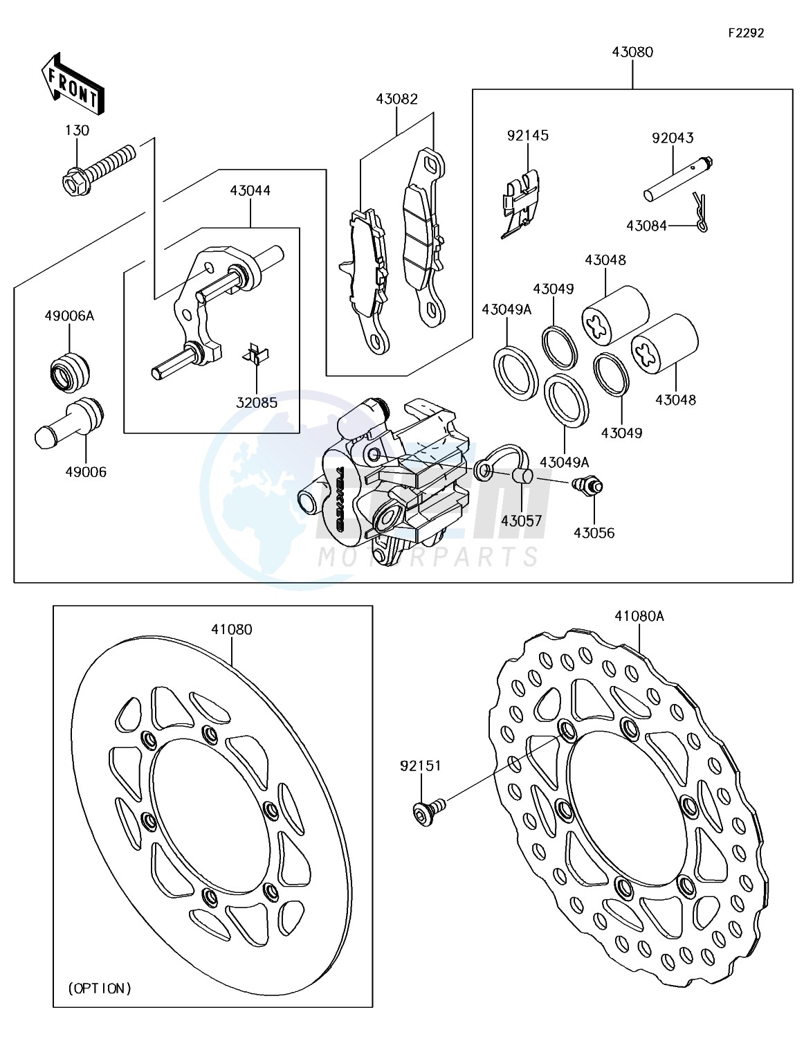 Front Brake blueprint