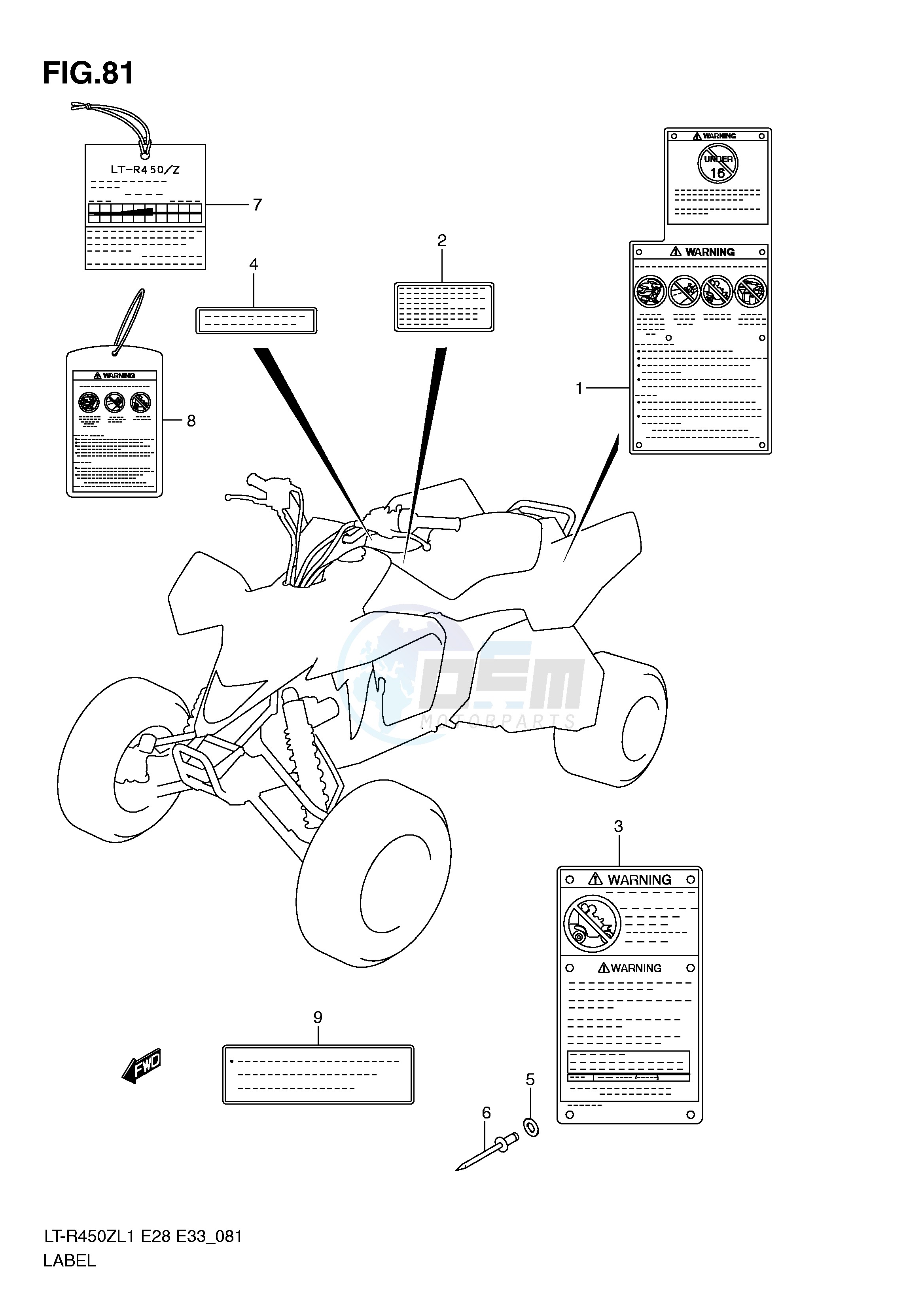 LABEL (LT-R450L1 E33) blueprint