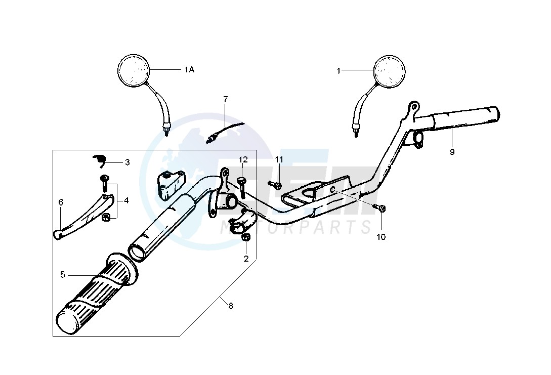 Rear brake control blueprint