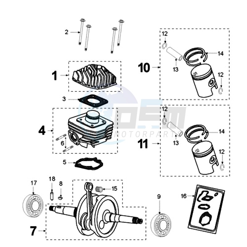 CRANKSHAFT AND CYLINDER image