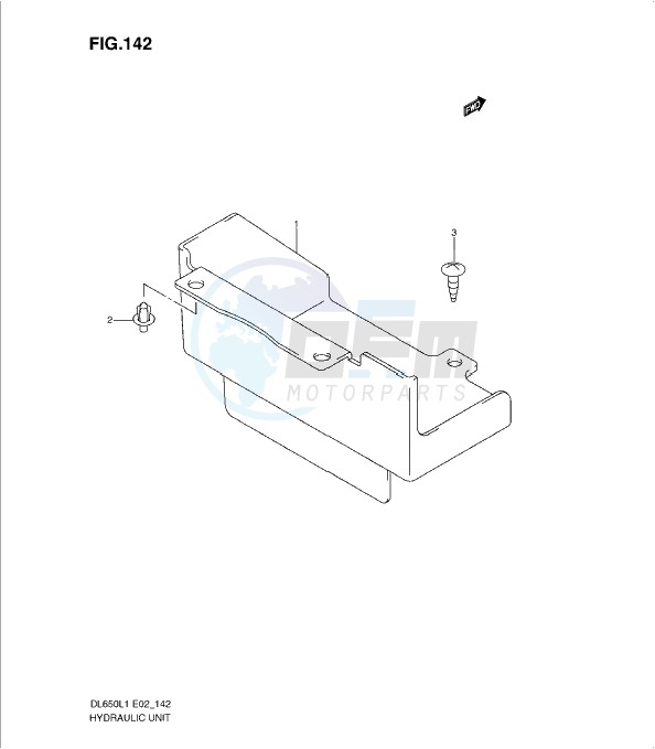 HYDRAULIC UNIT (DL650L1 E19) image