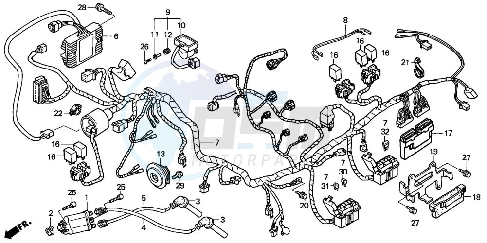 WIRE HARNESS (FJS600A3/A4/A5) image