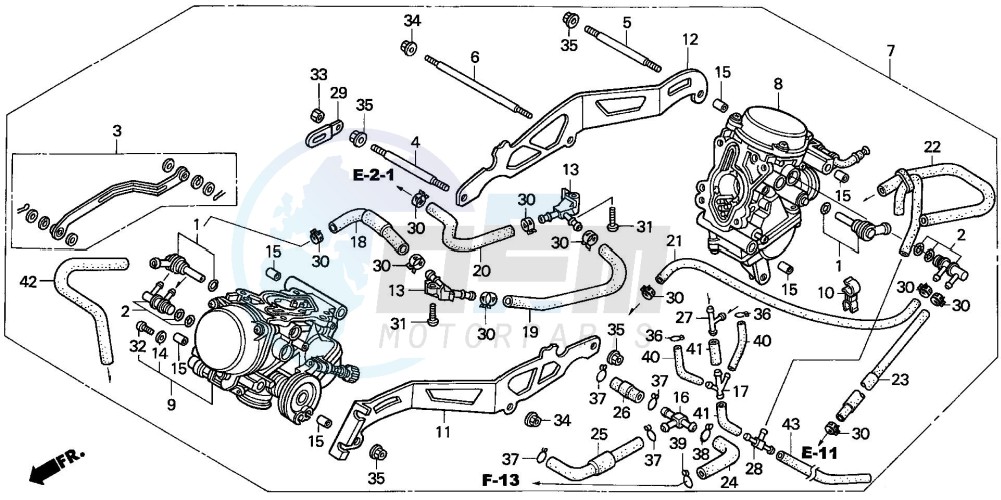 CARBURETOR (ASSY.) (VT125C4/6) image