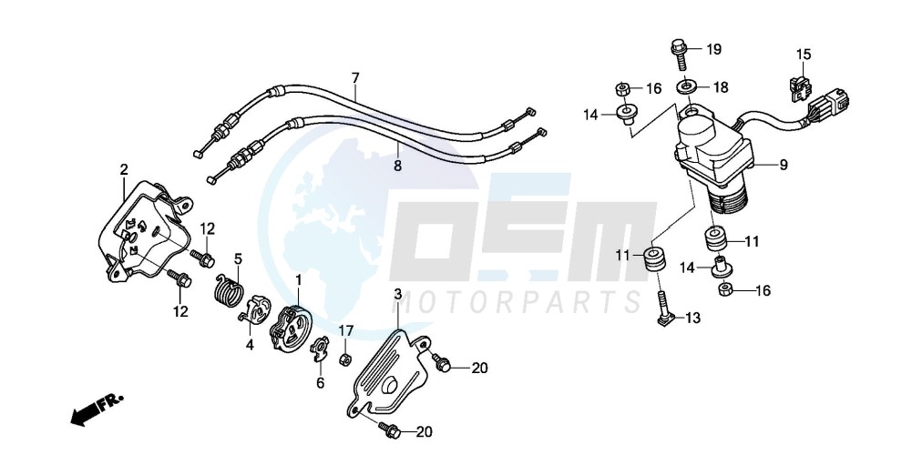SERVO MOTOR (CBR1000RR6/7) blueprint