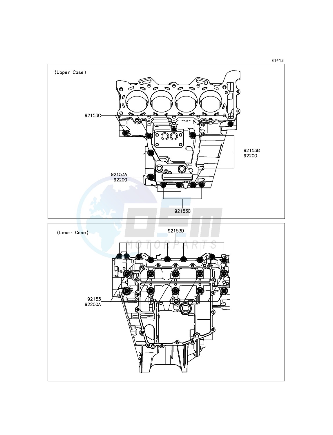 Crankcase Bolt Pattern image