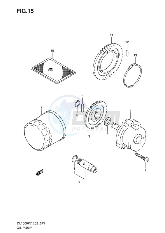 OIL PUMP blueprint