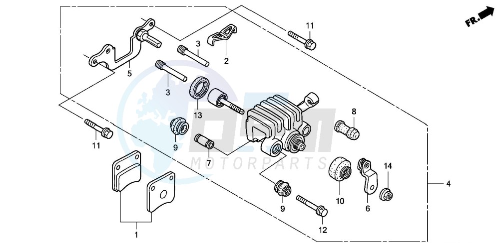 PARKING BRAKE CALIPER image