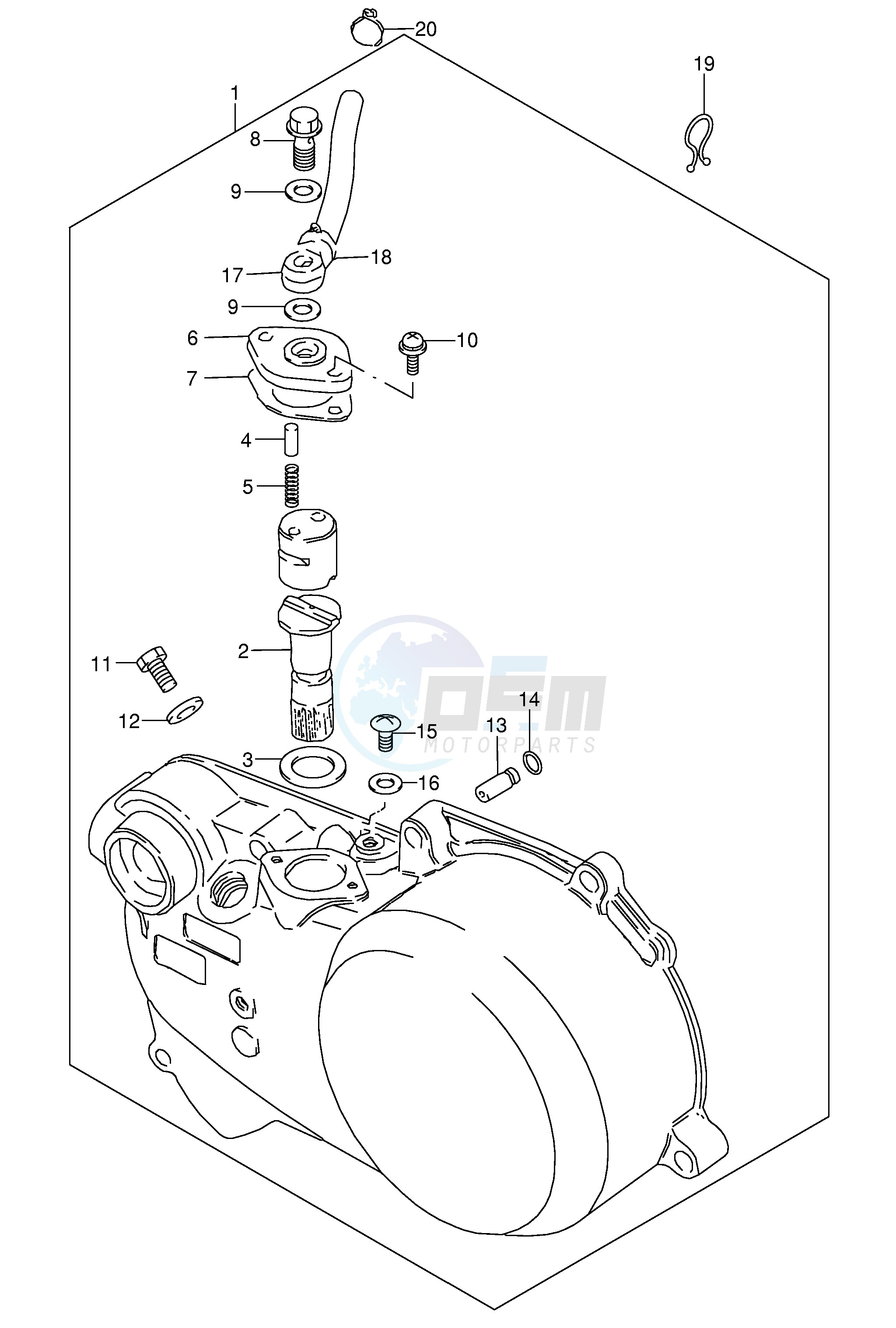 CLUTCH COVER - OIL PUMP image