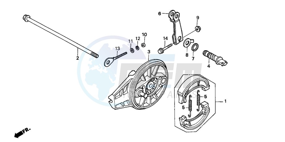 REAR BRAKE PANEL image