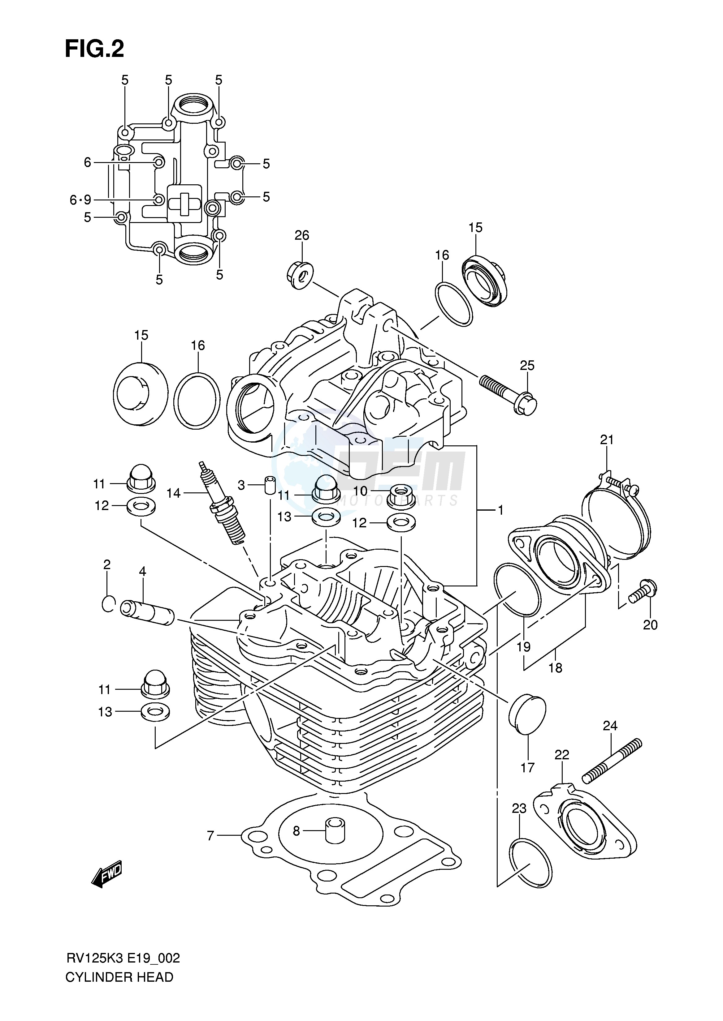 CYLINDER HEAD image