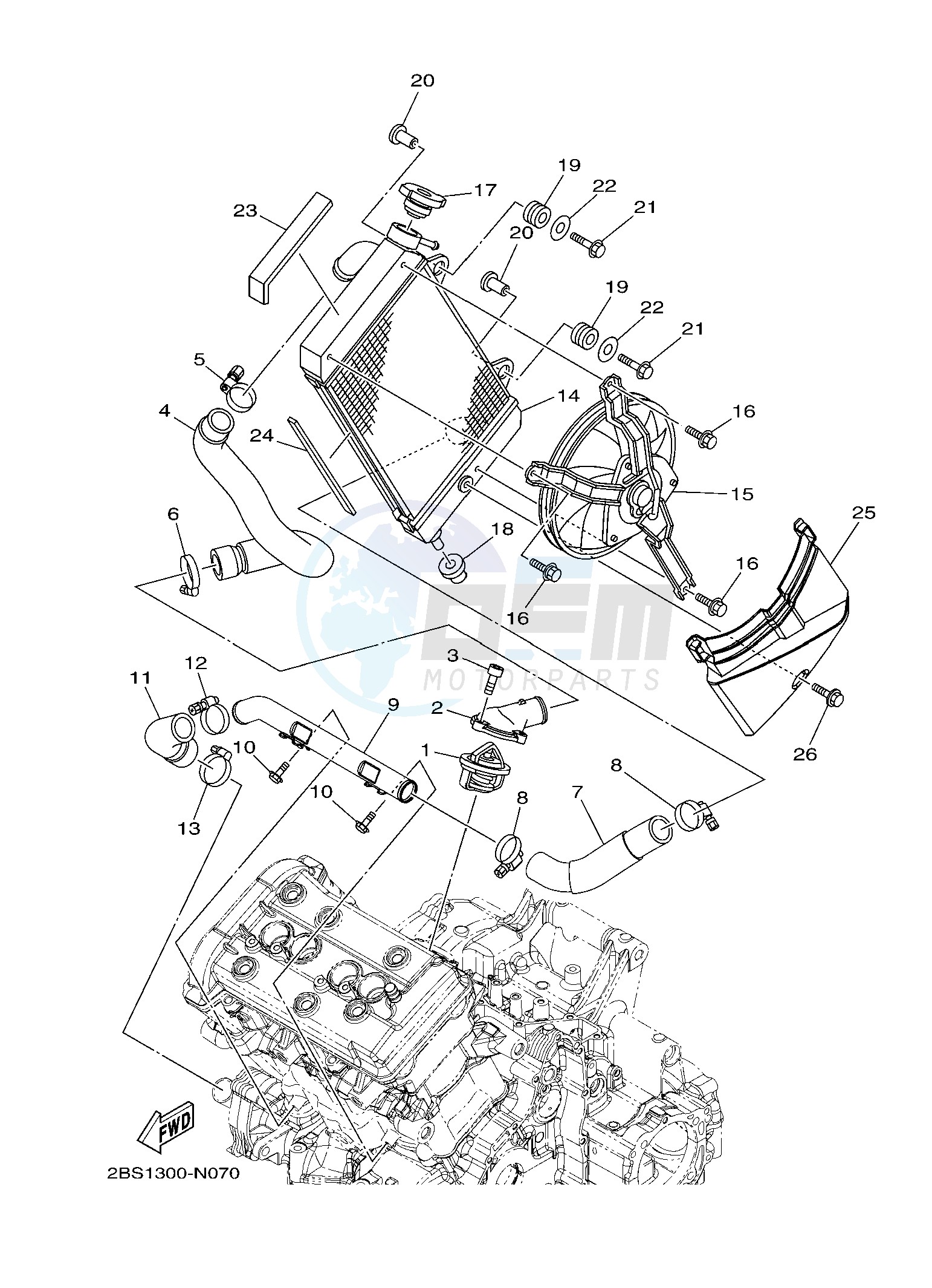 RADIATOR & HOSE image