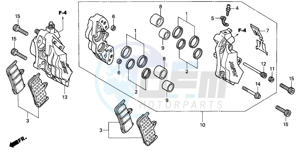 FRONT BRAKE CALIPER image