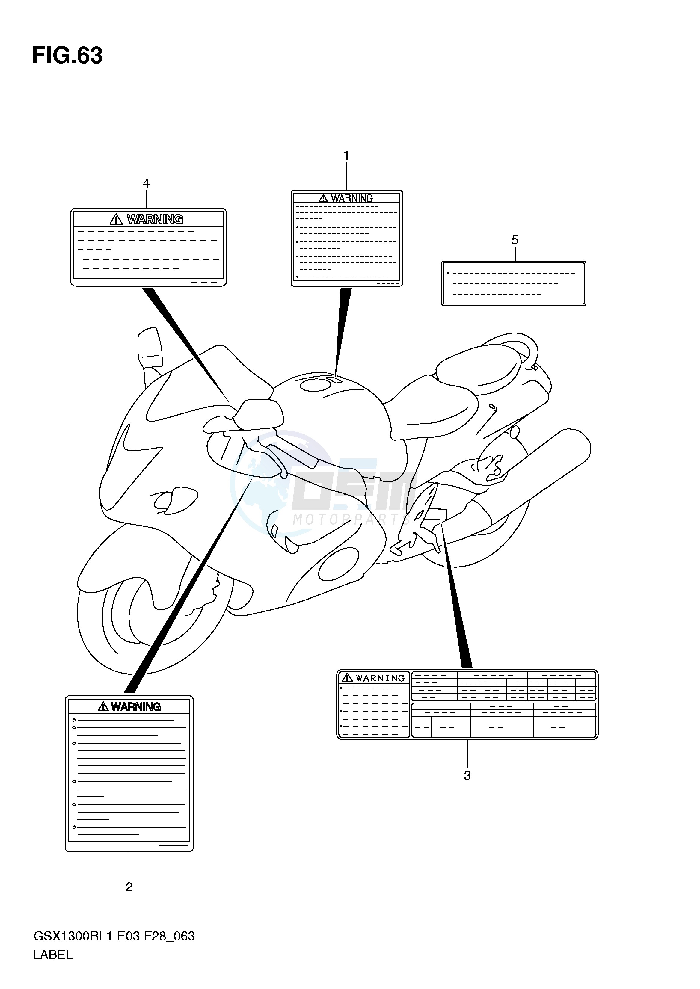 LABEL (GSX1300RL1 E28) image