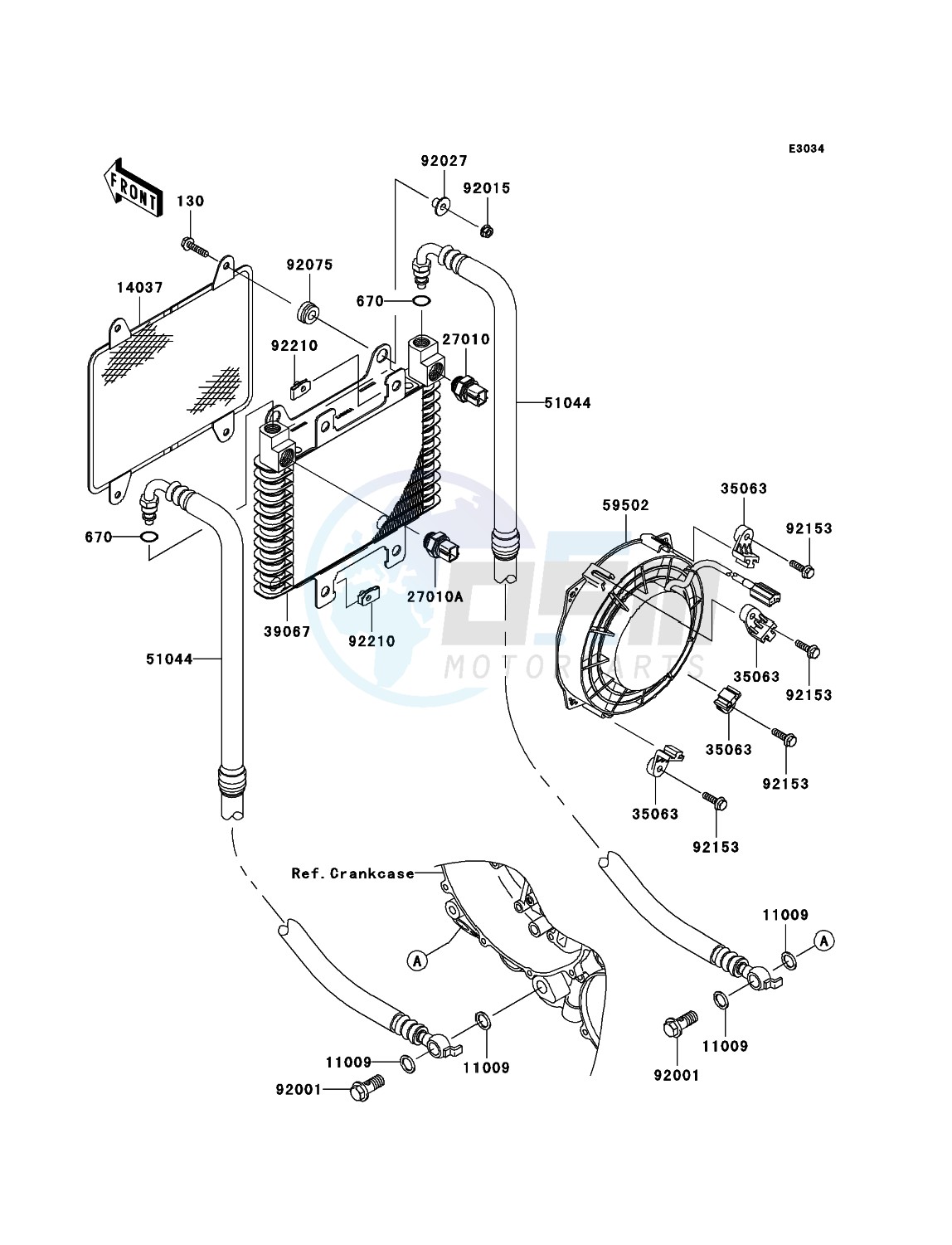 Oil Cooler blueprint