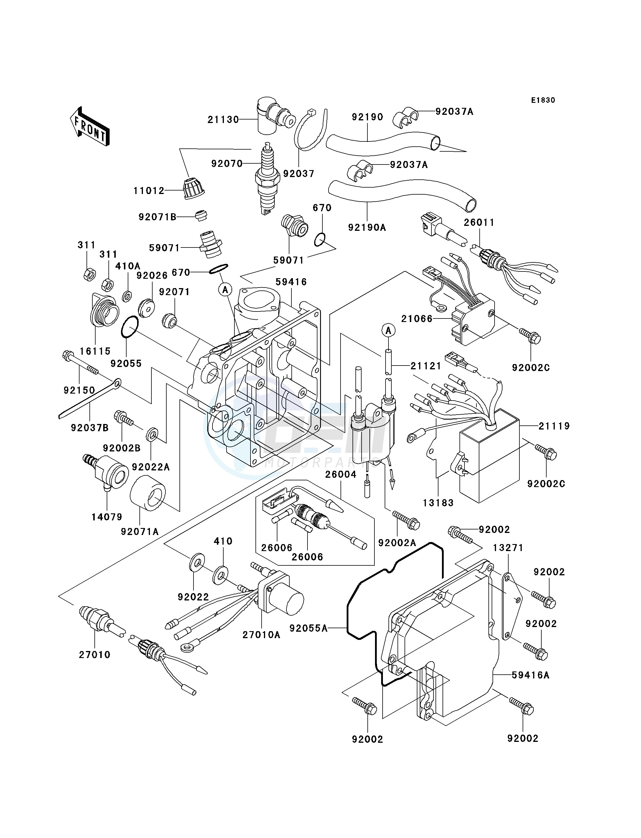 IGNITION SYSTEM-- A1- - blueprint
