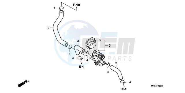 AIR INJECTION CONTROL VALVE blueprint