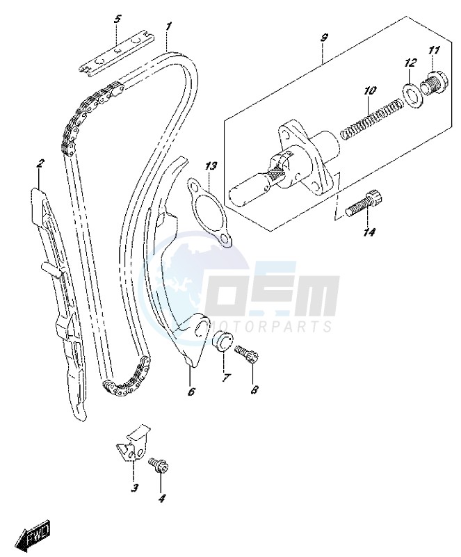 CAM CHAIN blueprint