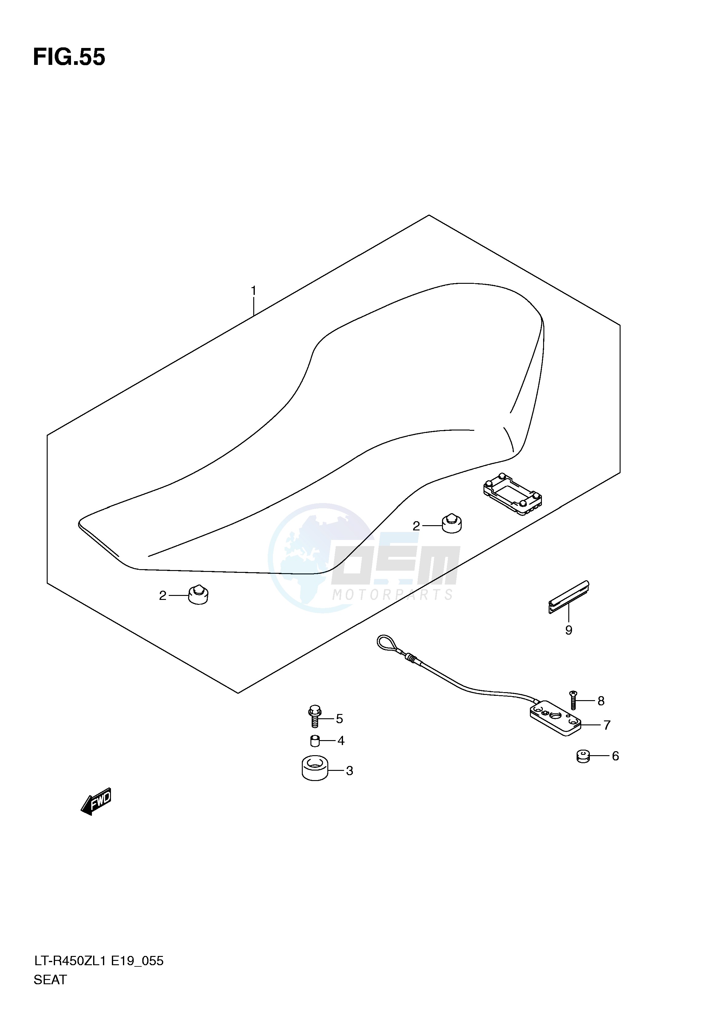 SEAT (LT-R450ZL1 E19) blueprint