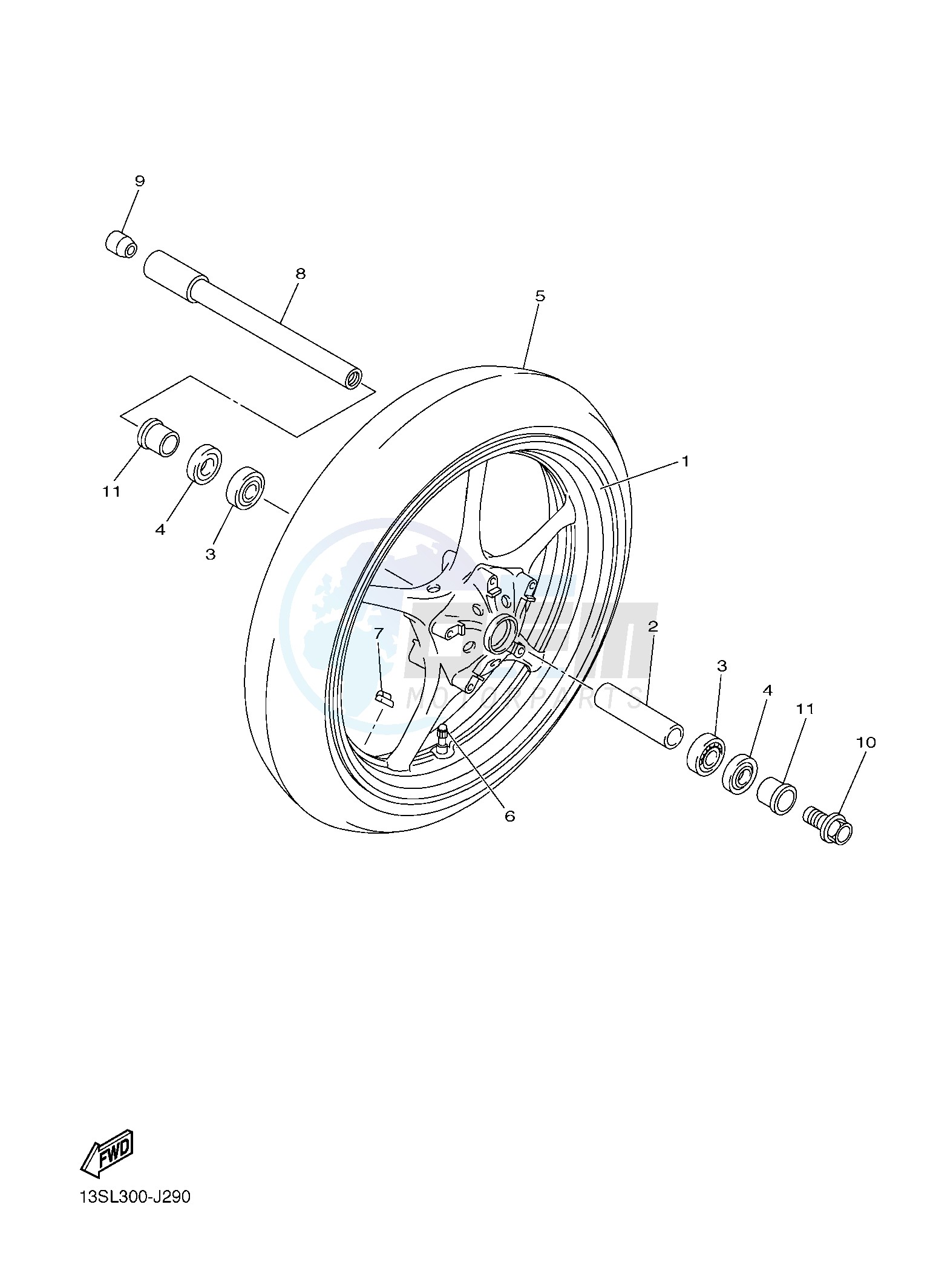 FRONT WHEEL image