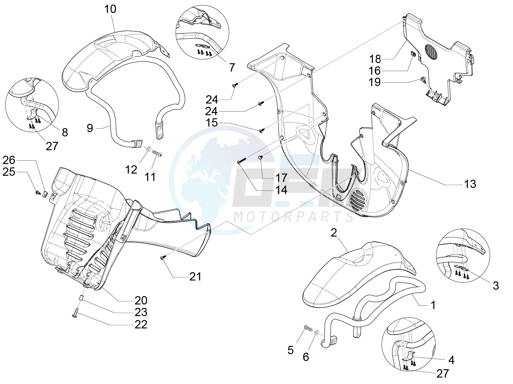 Wheel housing - Mudguard image