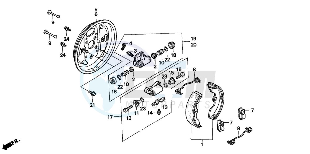 FRONT BRAKE PANEL image