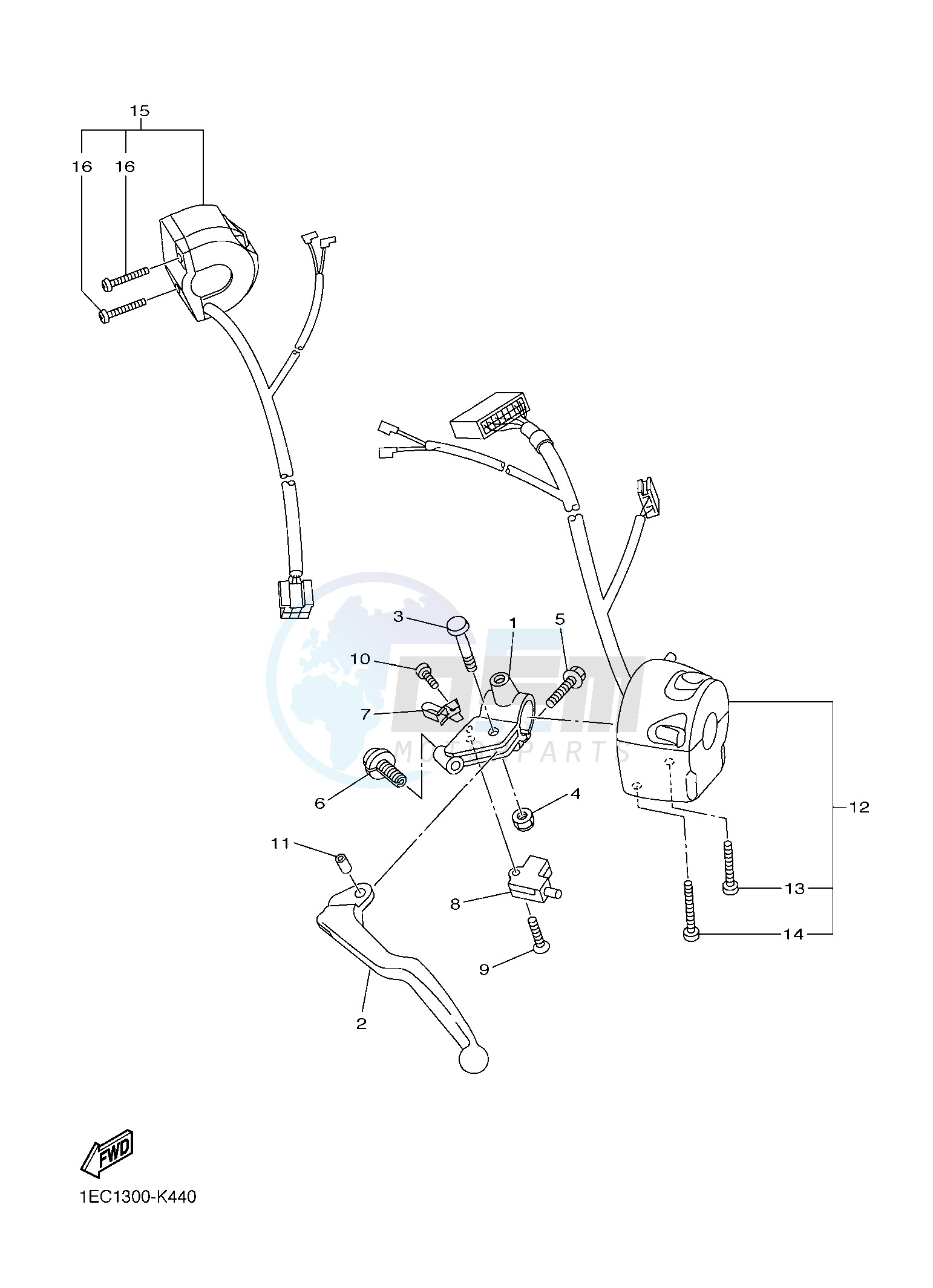 HANDLE SWITCH & LEVER image