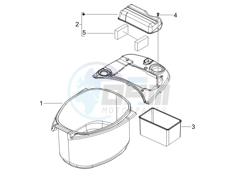 Helmet housing - Undersaddle image