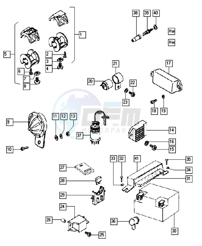 Electrical equipment blueprint