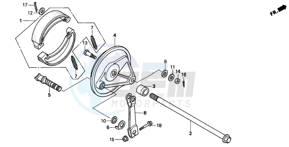 REAR BRAKE PANEL image